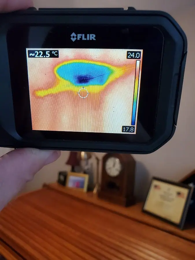 Thermal imaging inspection for water damage in Runnemede